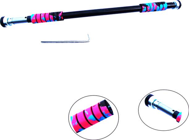 HHS SPORTS Height increase Adjustable Steel Door Bar Rod Multipurpose Hanging Pull-up Bar J Multi-training Bar