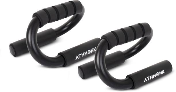 Athmonk Push Up Bar Double Handle Steel For Home Gym Exercise Equipment Men & Women Push-up Bar