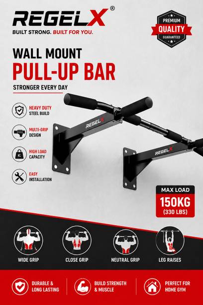 regalx Heavy duty wall mountable Chin-up Bar Pull-up Bar
