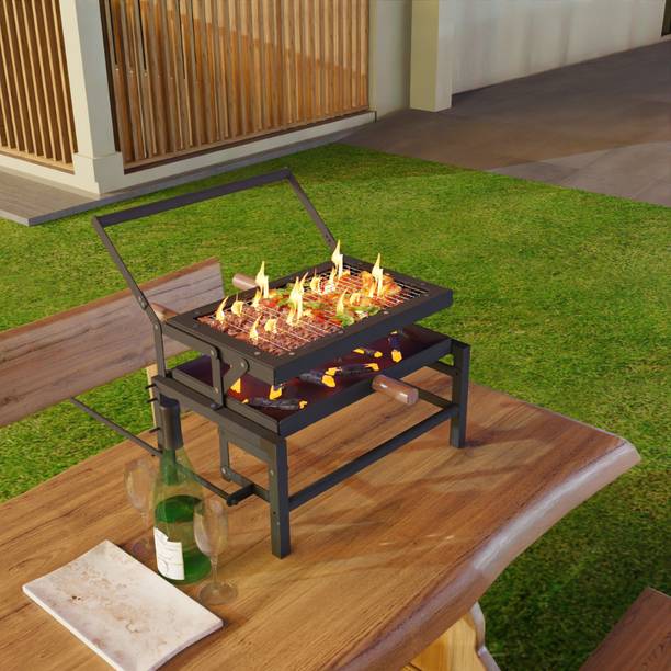 COGO COGOFLIPBBQLARGEBLACK Charcoal Grill