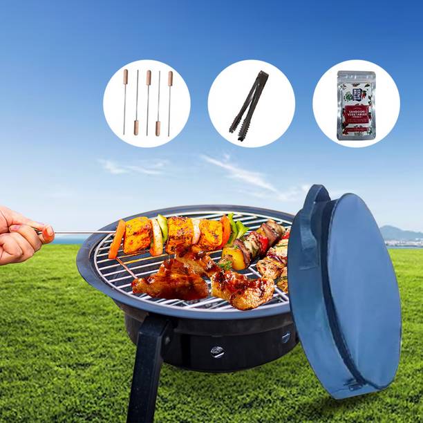 Peng Essentials FoldFoldable Barbeque Set with Basic Accessories Charcoal Grill