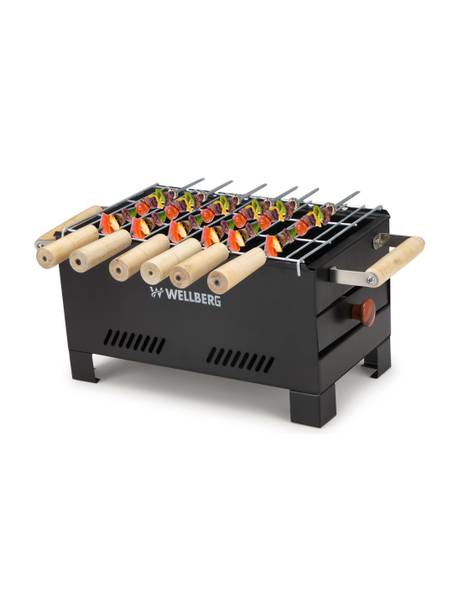Chefman Outdoor Charcoal Griller Barbecue for Healthy Cooking & Fun Picnic Grilling Electric Tandoor
