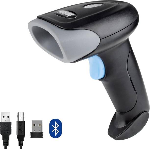 Q-IMAGE Bluetooth 2D Barcode Scanner Wireless Barcode Reader | Wired QR Code Scanner | Support Win/MAC Connection | Bar Code Scanners 2D Camera Barcode Scanner