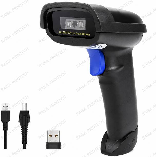 RAISA PRINTECH 1D 2D WIRED WIRELESS BARCODE SCANNER RPL6 2D Camera Barcode Scanner