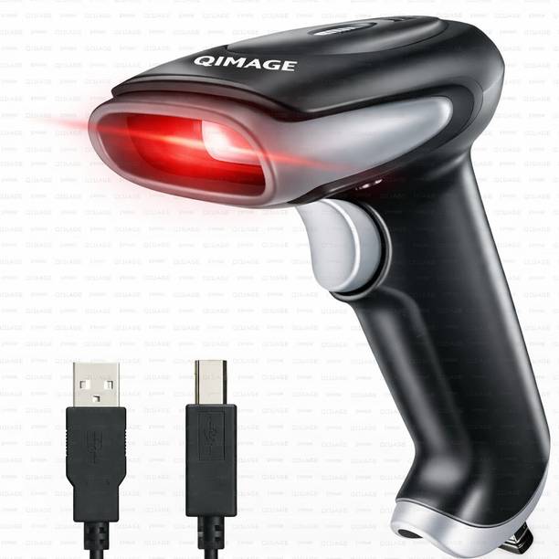 Q-IMAGE Professional 2D Barcode Scanner High-Speed USB Wired Reader Black 2D Wired Barcode Scanner CCD 2D Camera Barcode Scanner
