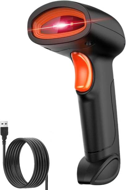 OnlyU HT410 Barcode and QR 2D &1D Wired Handheld Indicator with Induction scanning and Suffix Settings 2D Camera Barcode Scanner 2D Camera Barcode Scanner