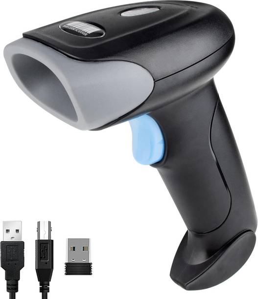 Q-IMAGE Wireless Scanner USB all in One Wireless Barcode Scanner with 2.4GHz Nano 2D 2D Camera Barcode Scanner