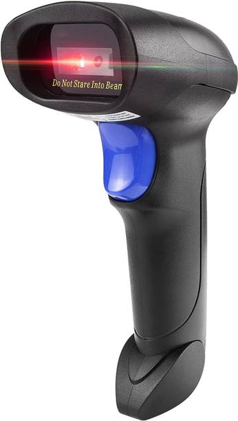 RAISA PRINTECH Wireless Barcode Scanner 1D Reader with Plug & Play for Computers, PC, Laptop, Desktop & POS Laser Barcode Scanner