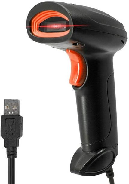 OnlyU Professional 2D Barcode Scanner High-Speed USB Wired Reader Black 2D Wired Barcode Scanner CCD Barcode Scanner 2D Camera Barcode Scanner