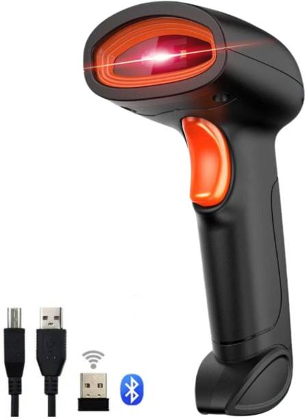 OnlyU Wireless 2D & 1D (Bluetooth+USB+2.4GHz) Barcode Scanner(QR Code)Wired U4 2D Camera Barcode Scanner