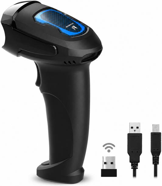 mianix QR code scanner 2D & 1D Superfast barcode scanner wireless & wired 2.4 GHz B2 Barcode scanner Laser Barcode Scanner