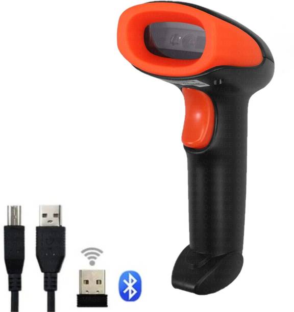 Q-IMAGE Bluetooth 2D Barcode Scanner Wireless Barcode Reader | Wired QR Code Scanner | Support Win/MAC Connection | Bar Code Scanners 2D Camera Barcode Scanner
