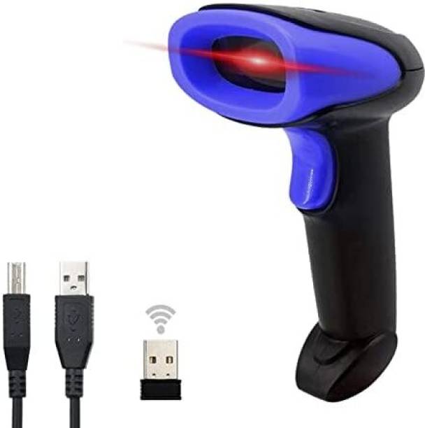 LENVII 1D Bar Code Reader Wireless Barcode Scanner 2-in-1 Handheld Bar Code Scanners Rechargeable Barcode Reader Scanner CCD Barcode Scanner