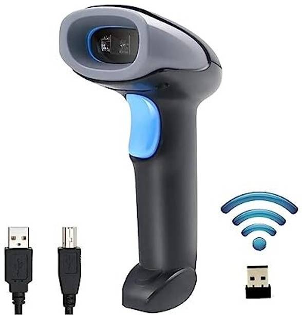 Shreyans 1D Wireless with 2.4GHz 2D Camera Barcode Scanner