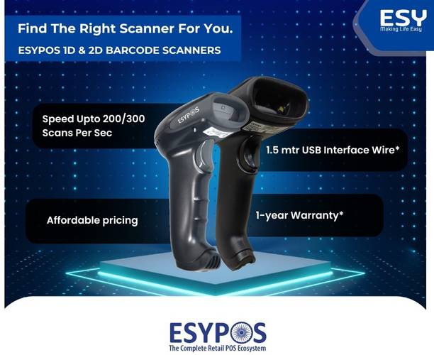 ESYPOS ESB311S Laser Barcode Scanner
