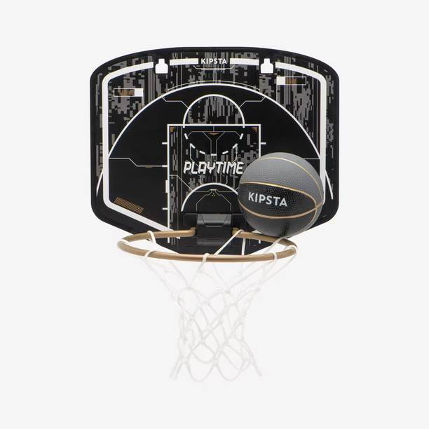 NSUN KIPSTA Mini Basketball Hoop SK100 - Black/Gold Basketball Ring