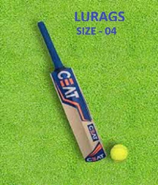 CEAT BEST TANNIS WOODEN COMBO (SIZE-04+1ball) POPULER WILLOW CRICKET BAT NEW new Poplar Willow Cricket  Bat For 10 - 12 Yrs