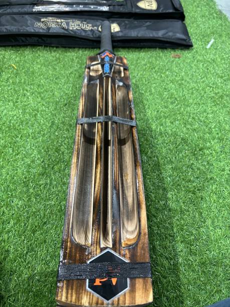 पिचविज़न Triple Blade hard tennis cricket bat (1kg) कश्मीर विलो क्रिकेट  बैट फॉर 15+ Yrs