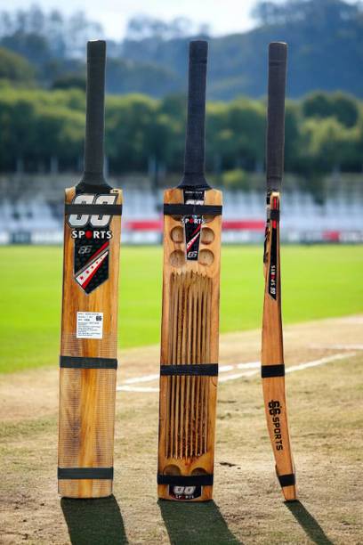 66 sports Durable Wooden Bat for Practice & Matches Kas...