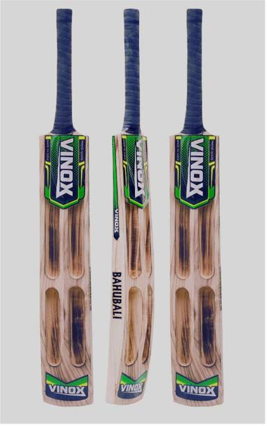विनोक्स FITINDIA_BAHUBALI POPLAR WILLOW BURN CRICKET BAT पोपलर विलो क्रिकेट  बैट फॉर 15+ Yrs