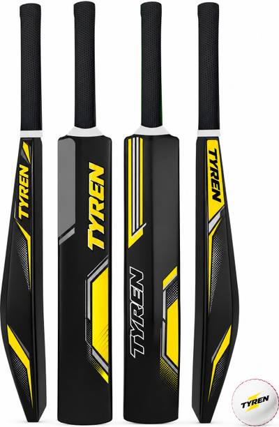 Tyren Terminator Plastic tennis bat With ball (full size) PVC/Plastic Cricket  Bat For 12 - 14 Yrs