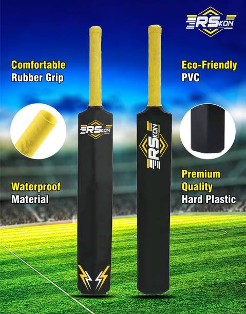 RSKON Junior Plastic Cricket Bat Size 3 (28.5 inch) | Cricket Bat for Tennis Ball | PVC/Plastic Cricket  Bat For 8 Yrs