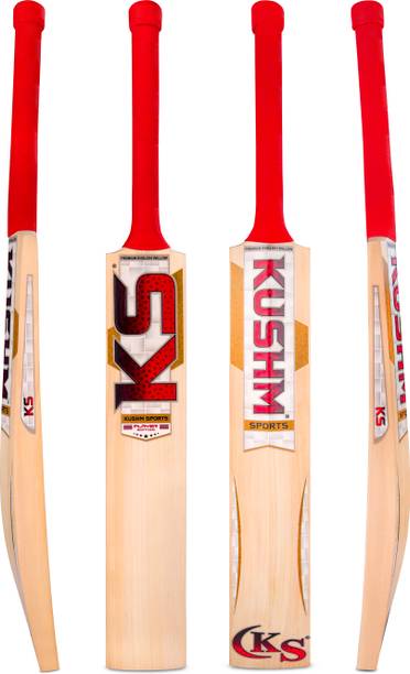 kushm Player Edtion Fully Knocked English Willow Bat Full Size English Willow Cricket Bat For 15+ Yrs