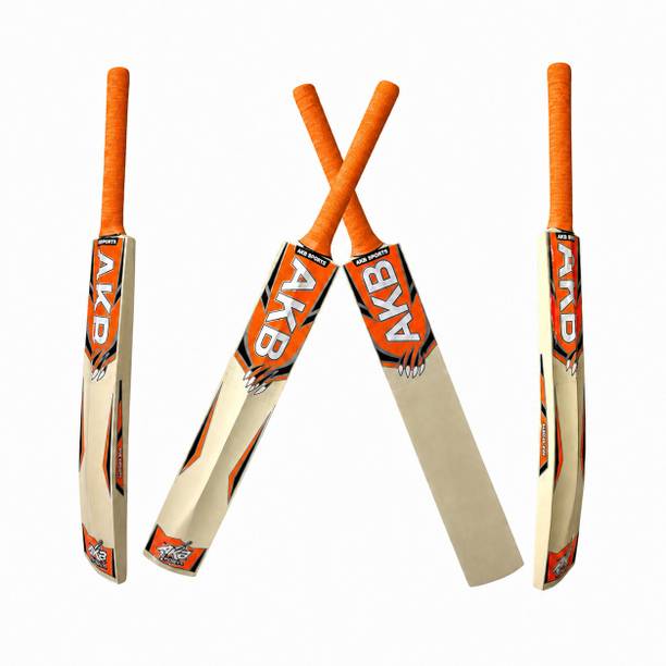 akbsports LIGHTWEIGHT Poplar Willow Cricket  Bat For 12 - 14 Yrs
