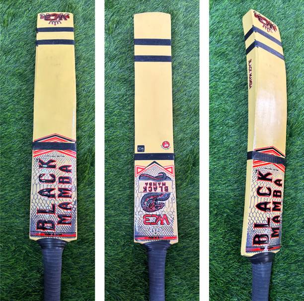 WCB Yellow Mamba Hard Tennis Cricket Bat (1kg) Kashmir ...