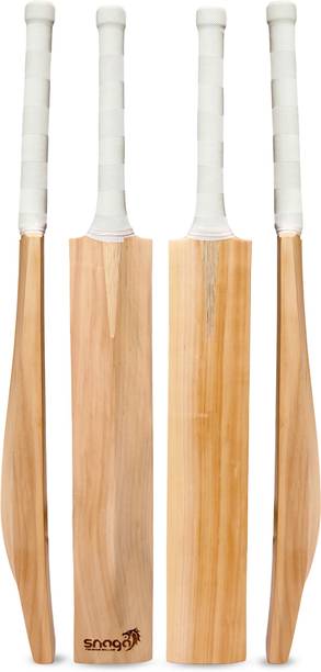 Snaga Premium Kashmir Willow Cricket Bat With Padded Bat Cover, R
