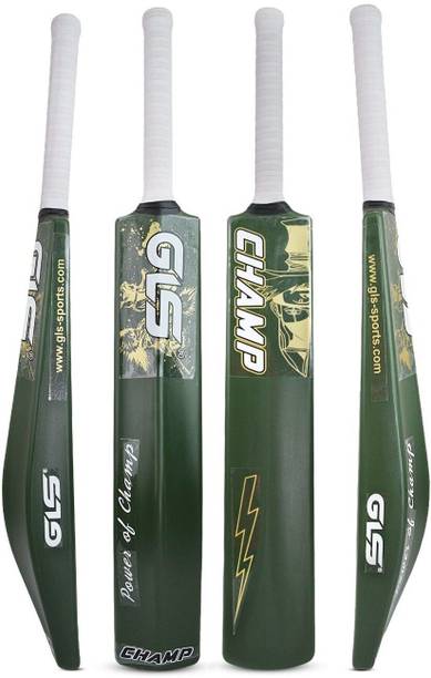 GLS CHAMP HEAVY PLASTIC FULL SIZE CRICKET BAT (MILITRY-GREEN-GOLDEN) PVC/Plastic Cricket  Bat For 15+ Yrs