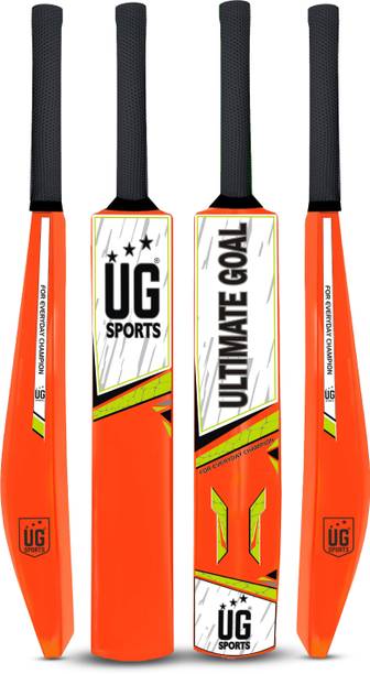 ULTIMATE GOAL Plastic Cricket Bat for Tennis Ball|Sharp Blades | 28.3 INCH (Orange, Size 3) PVC/Plastic Cricket  Bat For 9 - 11 Yrs