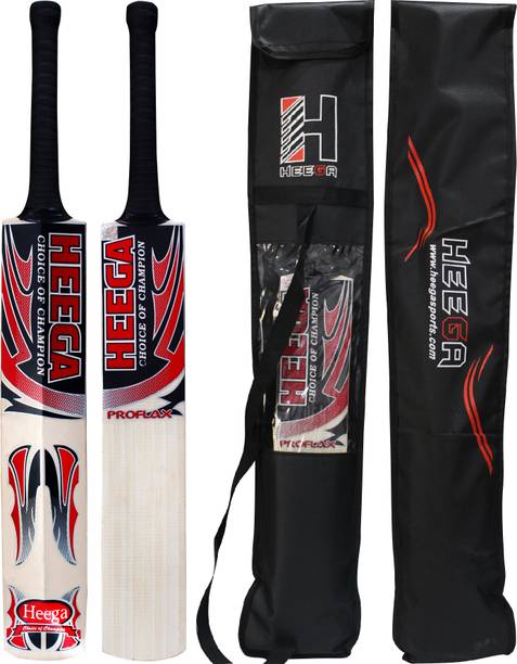 Heega Proflax Kashmir Willow Cricket  Bat For 12 - 14 Yrs