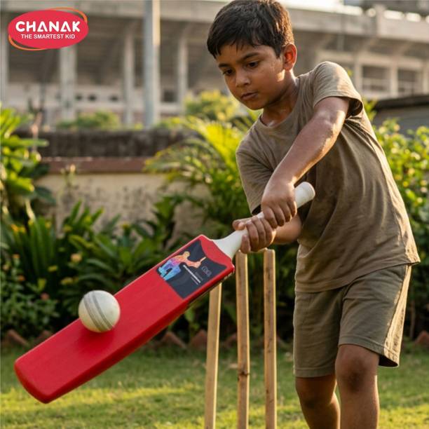 CHANAK Pro Poweredge Big Cricket Turf Bat 27.8 inch for Kids Abov