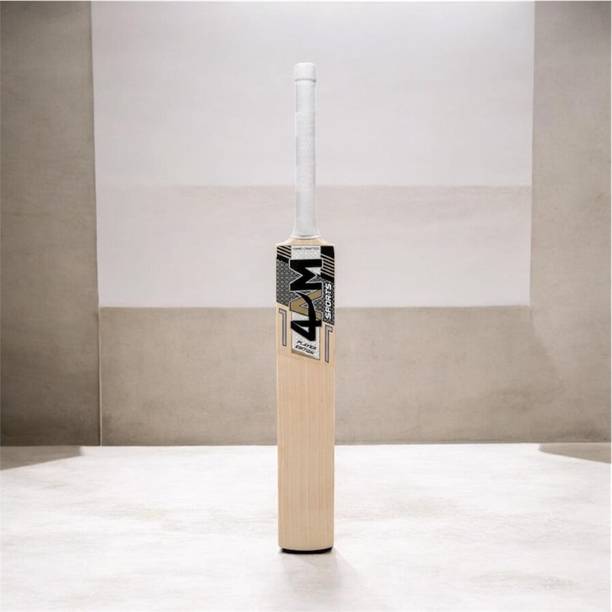 4am sports 4AM BAT POPLAR_B14 Poplar Willow Cricket  Bat For 11 - 13 Yrs