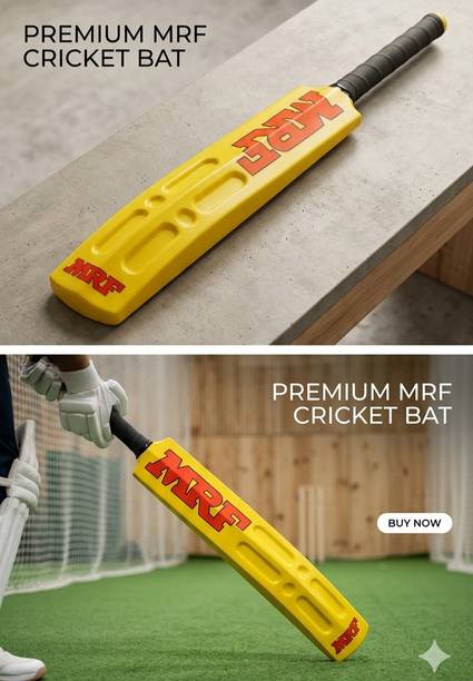 AADIL ENTERPRISES Lightweight Cricket Bat For Practice Training Matches And Outdoor Play PVC/Plastic Cricket  Bat For 15+ Yrs