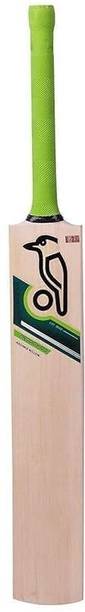 FlexCore KOOKABURRA GREEN| LEATHER BAT | Full Size SH Natural ENGLISH Willow 1000-1200g English Willow Cricket  Bat For 15+ Yrs