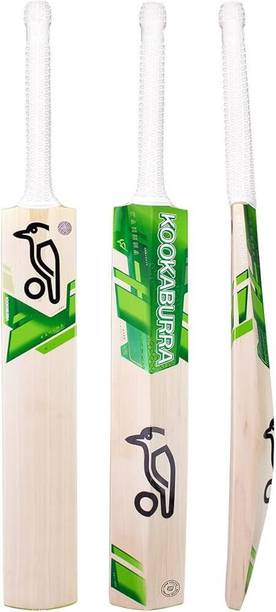 KRISHNA SPORTS Kookaburra green English Willow Cricket  Bat For 15+ Yrs