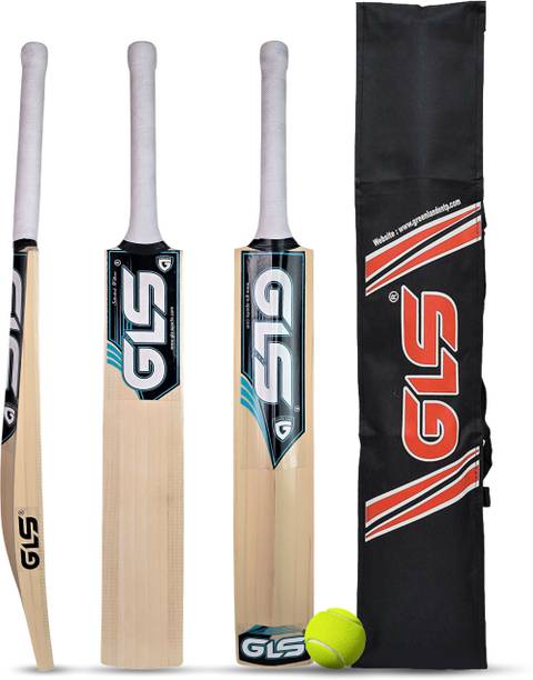 जी एल एस SOFT PRO CLASSIC KASHMIR WILLOW CRICKET BAT (Size-5) With Cover and Tennis Ball कश्मीर विलो क्रिकेट बैट फॉर 15+ Yrs