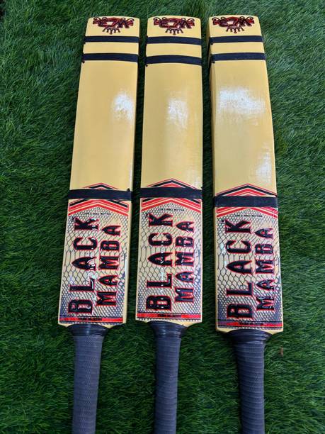 WCB Yellow Mamba Hard Tennis Cricket Bat (1kg) Kashmir Willow Cricket  Bat For 15+ Yrs