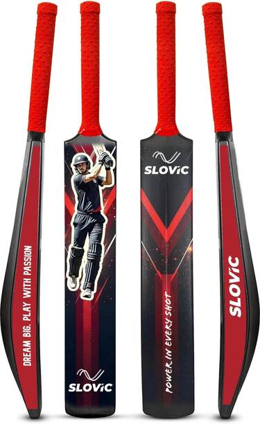SLOVIC Lightweight Plastic Tennis Cricket Bat for Kids| Indoor & Outdoor| PVC/Plastic Cricket  Bat For 12 - 14 Yrs