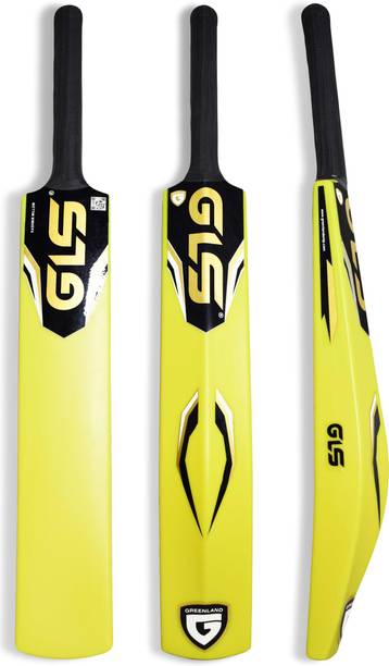 GLS Speed Pro Heavy Plastic Tennis Cricket Bat For Adults- Florcent Yellow PVC/Plastic Cricket  Bat For 15+ Yrs
