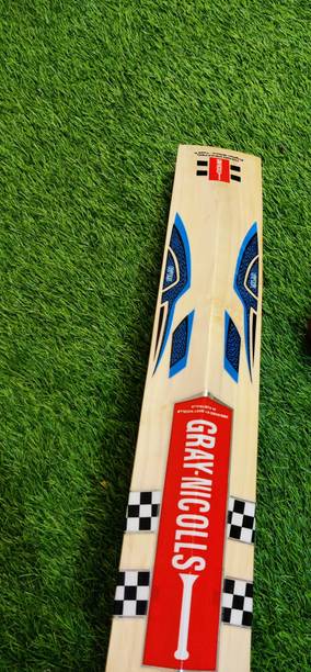 Livesporting Grey Nicolls Handcrafted Type A Blue English Willow Cricket Bat For 15+ Yrs