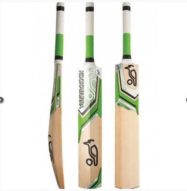 VVM KOOKABURRA KAHUNA HARD TENNIS KASMIRI WILLOW BAT 900-1100g Kashmir Willow Cricket Bat For 15+ Yrs