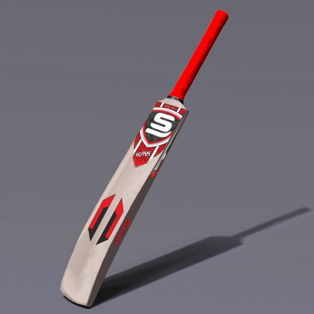 Strauss Power | Suitable Only for Tennis Ball | Size: Short Handle | Kashmir Willow Cricket  Bat