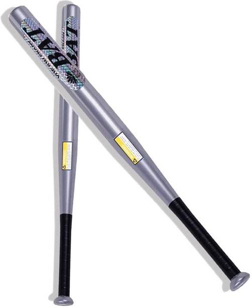 Yash industries meerut YSIGLOBEL @Heavy Duty Natural Wood Baseball Bat unisex baseball {silver} Willow Baseball  Bat For 15+ Yrs
