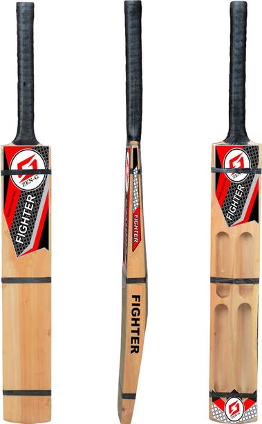 ZEN G Single Blade Scoop Bat Soft Tennis Ball and Rubber Ball Play Poplar Willow Cricket  Bat For 12 - 14 Yrs