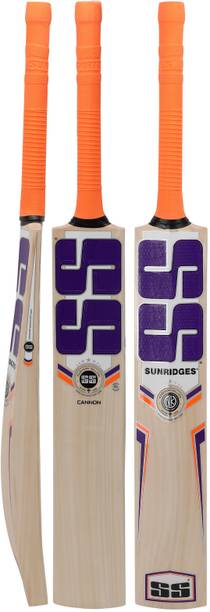 SS Cannon (Leather Ball Bat) Kashmir Willow Cricket  Bat For 15+ Yrs