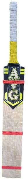 AVG Kohli Design Full Size Cricket Bat - 1 Kg Poplar Willow for Players 15+ Years Poplar Willow Cricket  Bat For 15+ Yrs