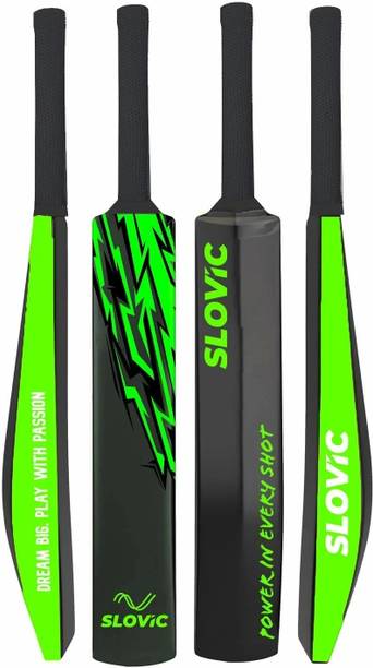 SLOVIC Lightweight Plastic Tennis Cricket Bat for Adults | Indoor & Outdoor| PVC/Plastic Cricket Bat For 15+ Yrs